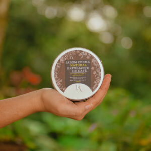 Jabon Crema Natural Exfoliante de Cafe